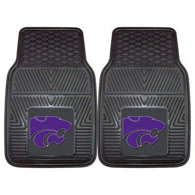 NCAA Kansas State Wildcats Vinyl Car Mat Set - 2pc