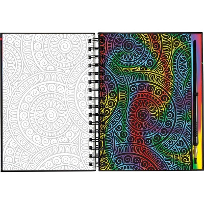 Extreme Mandalas Scratch and Sketch Art Activity Book with Stylus