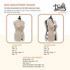 Dritz Medium Dress Form My Double Designer: Adjustable Sewing Mannequin, Female, Beige, Adult Assembly Required - 3 of 4