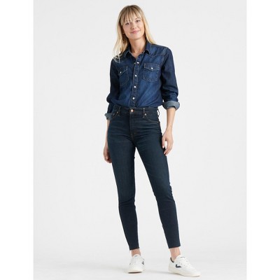 high rise lucky brand jeans