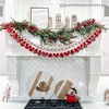 Sullivans 6' Pine & Berry Artificial Garland, Green - 2 of 2