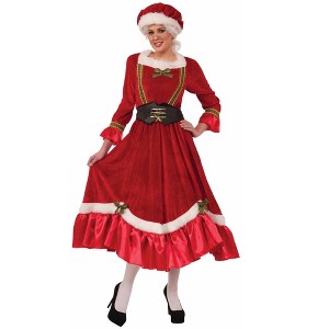 Rubies Women's Mrs. Claus Traditional Dress - 1 of 2