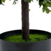 Artificial Topiary Boxwood Ball Trees 20 Inch, Fake Greenery with Fruits for Front Porch, Indoor Walkway, Set of 2 - 4 of 4