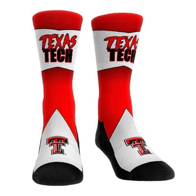 NCAA Texas Tech Red Raiders Adult Battle Call Crew Socks - L/XL