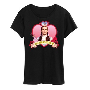 Women's - Wizard of Oz - Dorothy Heart Short Sleeve Graphic T-Shirt - 1 of 4