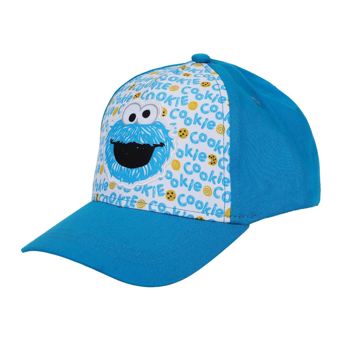 Sesame Street Plush Cookie Monster Toddler's Blue Traditional Adjustable Baseball Cap