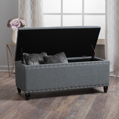 Vynxaria Modern Storage Ottoman: Stylish & Functional Home Essential