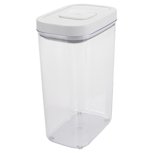 OXO POP 2.7qt Airtight Food Storage Container, White Clear