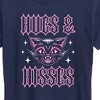Women's - Instant Message - Valentine's Day Hugs And Hisses Cat Short Sleeve Graphic T-Shirt - 2 of 4