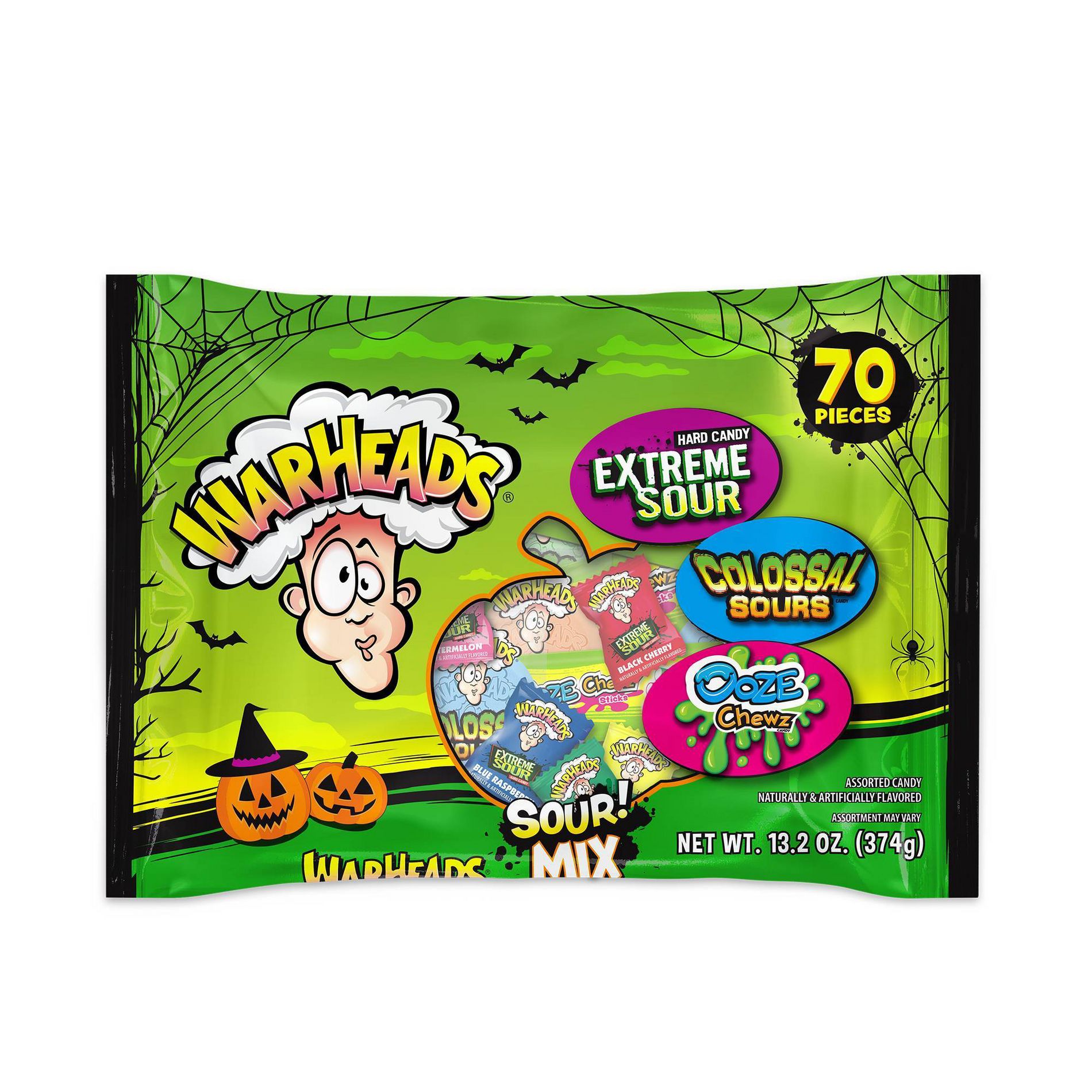 WARHEADS Halloween Mixed Candy Bag - 13.2oz/70ct