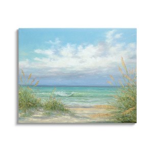Stupell Industries Sea Shoreline Horizon Scenery Canvas Wall Art - 1 of 3