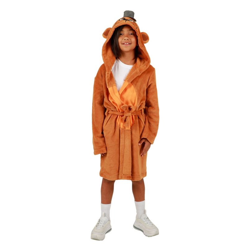 Youth Boys Five Nights at Freddy's Hooded Robe, 4 of 7