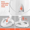 TASALON 1875W Ionic Hooded Hair Dryer Bonnet with 3 Heating Settings - White - 4 of 4