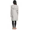 Memoi Women's Sweater Knit Hooded Open-Front Cardigan Sweater - 3 of 4
