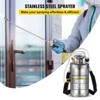VEVOR 1.5Gal Stainless Steel Sprayer, Set with 16\" Wand& Handle& 3.3FT Reinforced Hose, Hand Pump Sprayer with Pressure Gauge&Safety Valve, Silver - 3 of 4