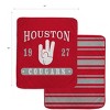 NCAA Houston Cougars Varsity Plaque Double Sided Royal Plush Blanket - 2 of 2