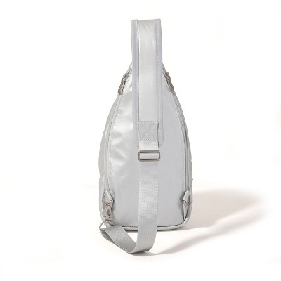 Baggallini Women's Central Park Sling Bag - Silver Metallic — фото 3