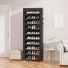 Maximize Your Entryway: 10-Layer Shoe Rack Organizer with Cover - Stackable Design for Vertical Storage, Sturdy Metal Frame - 3 of 4