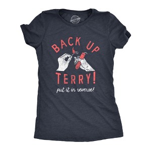 Womens Back Up Terry Put It In Reverse T Shirt Funny Fireworks Sarcastic Viral Video Fourth Of July Tee For Ladies - Crazy Dog Women's T Shirt - 1 of 4