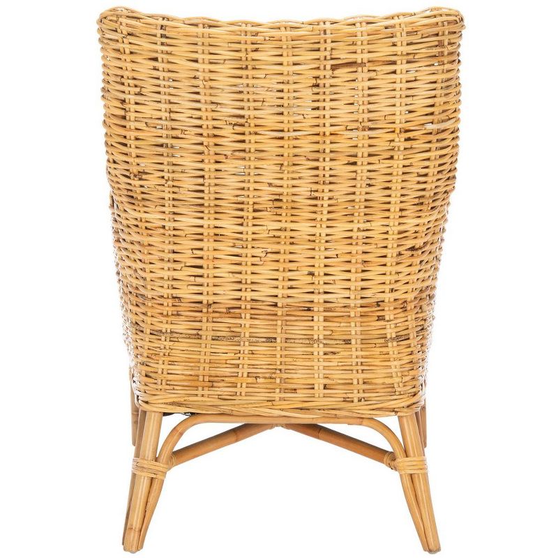 Cristen Rattan Accent Chair with Cushion  - Safavieh, 5 of 10