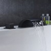 Sumerain Roman Tub Faucets  Deck Mount Oil Rubbed Bronze,Waterfall Tub Filler Faucet for High Flow - 2 of 4