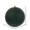 Vickerman Midnight Green Ball Ornament - 2 of 4