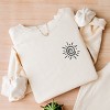 Simply Sage Market Embroidered Summer Sun Lightweight Garment Dyed Sweatshirt - 3 of 4