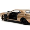 2012 Dodge Challenger SRT8 Gold Metallic with Black Hood "Pink Slips" Series 1/32 Diecast Model Car by Jada - 3 of 4