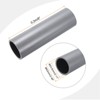 Unique Bargains Water Plumb DIY Crafts High Impact Rigid Round Pipes 8" Length ID 2.11" OD 2.48" Light Grey - 2 of 4