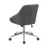 Simple Relax Leatherette Upholstered Office Chair with 5 Casters - 4 of 4