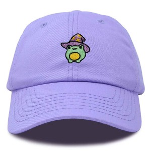 Dalix Sorcerer Frog Embroidered Cap Cotton Baseball Cute Cool Dad Hat Womens - 1 of 4