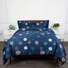 Southshore Fine Living Dandelion Dreams 300 Thread-Count 100% Cotton Sateen Duvet Cover Set - 4 of 4