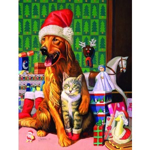 Sunsout The Christmas Spirit 500 pc Christmas Jigsaw Puzzle 28037 - 1 of 3