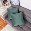 PiccoCasa Sofa Couch Bed Chair Velvet Decors Luxury Euro Square Throw Pillow Cover - 4 of 4