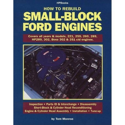 How to Rebuild Small-Block Ford Engines - by  Tom Monroe (Paperback)