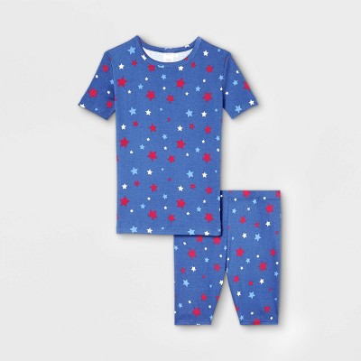 Kids' Americana Stars Matching Family Pajama Set - Blue 10
