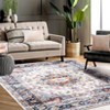 Nasitip Retro Bohemia Area Rugs for Living Room Soft Low Pile Non-Sliping, Machine Washable - 4 of 4