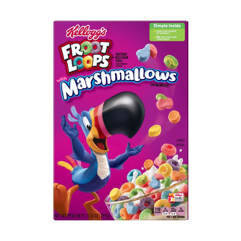UPC 038000198915 product image for Fruit Loops with Fruity Shaped Marshmallows Breakfast Cereal - 12.6oz - Kellogg' | upcitemdb.com