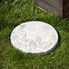 Sullivans 11" Botanical Stepping Stone, Cement - 3 of 3