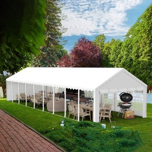 Erommy 20'x60' Party Tent Outdoor Canopy Tent,white - 1 of 3