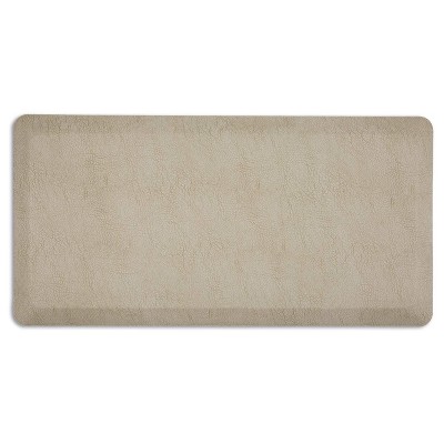 Emeril Lagasse 39" x 19" Textured Kitchen Mat Beige