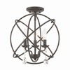 Livex Lighting Aria 3 - Light Chandelier in  English Bronze - 4 of 4