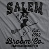 Womens Funny T Shirts Salem Broom Co Sarcastitc Halloween Witch Graphic Tee For Ladies - Crazy Dog Women's T Shirt - image 2 of 4