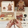 ROBOTIME 3D Puzzles Cuckoo Clock Mechanical 3D Wooden Puzzle, Unique Holiday Gifts, Decorative Ornaments for Adult Kid, Multicolored, 6.7"*8.3"*13.4" - 4 of 4