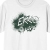 Arcane Ekko Green Splash Effect Adult White Crew Neck Short Sleeve T-shirt - 2 of 4