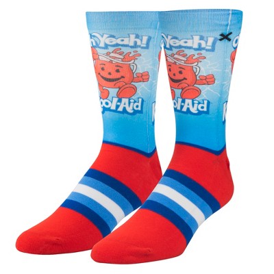 Odd Sox, Fun Crew Socks Men Women, Froot Loops or Frosted Flakes Cereal,  Large