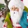 Cheerful Holly Jolly Santa Multicolor 13"H - 2 of 3