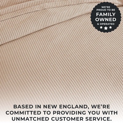 Taupe Twin Cotton Waffle Weave Lightweight Quilt Blanket