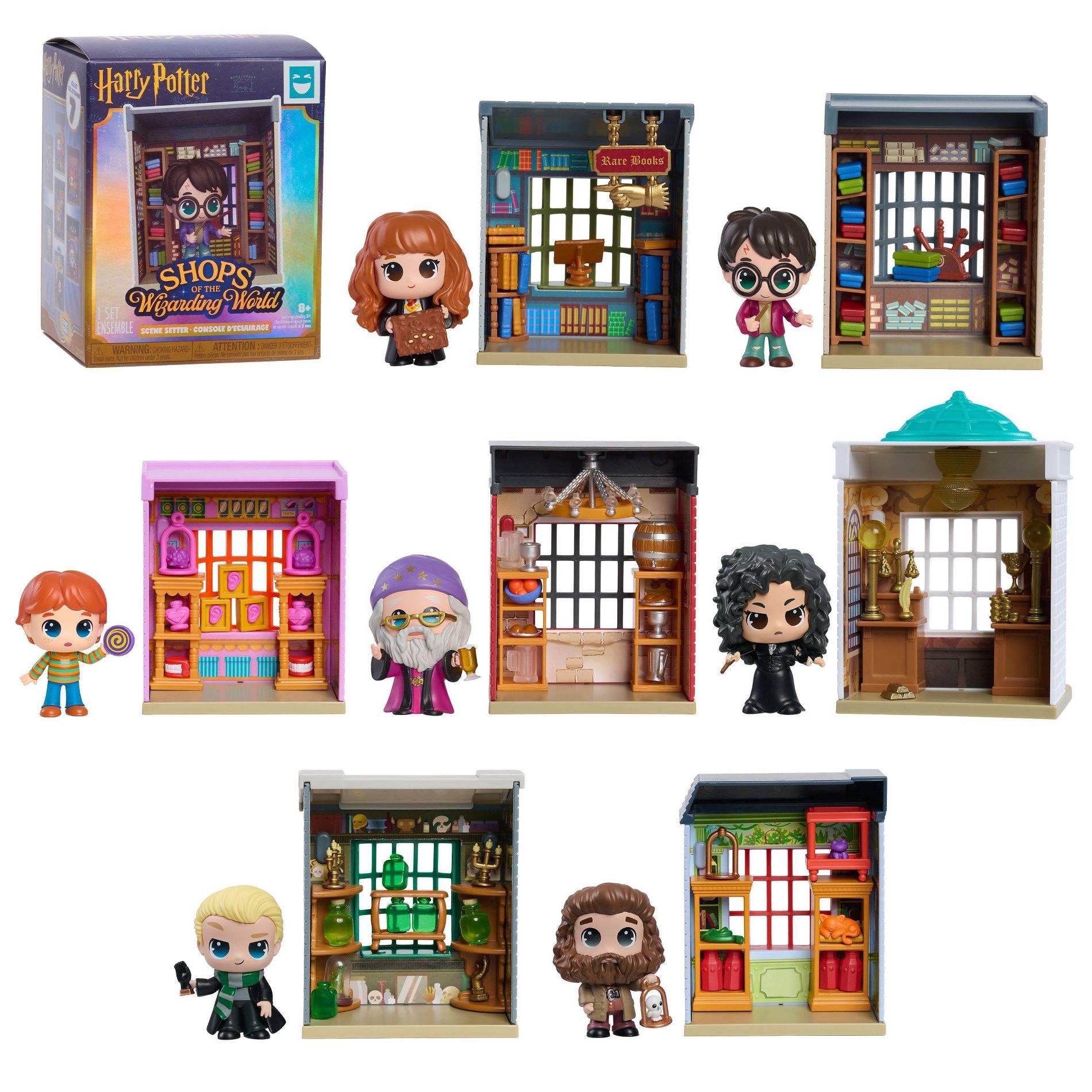 HAPPY HAUL Harry Potter Shops of the Wizarding World Scene Setters