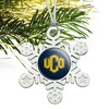 Central Oklahoma Primary Logo Metal Snowflake Christmas Tree Holiday Ornament - 2 of 3